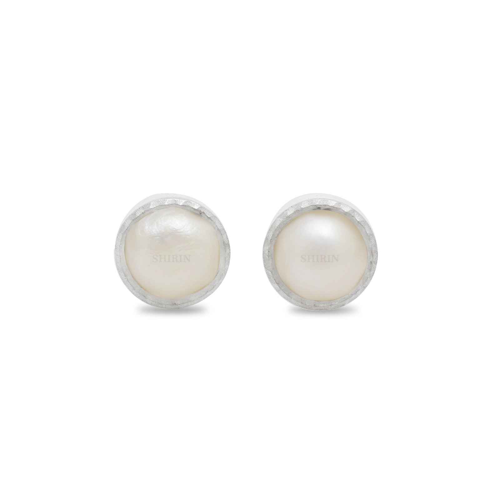 Pearl Pure Silver Stud Earrings — Classic Elegance in Every Detail - Image 3