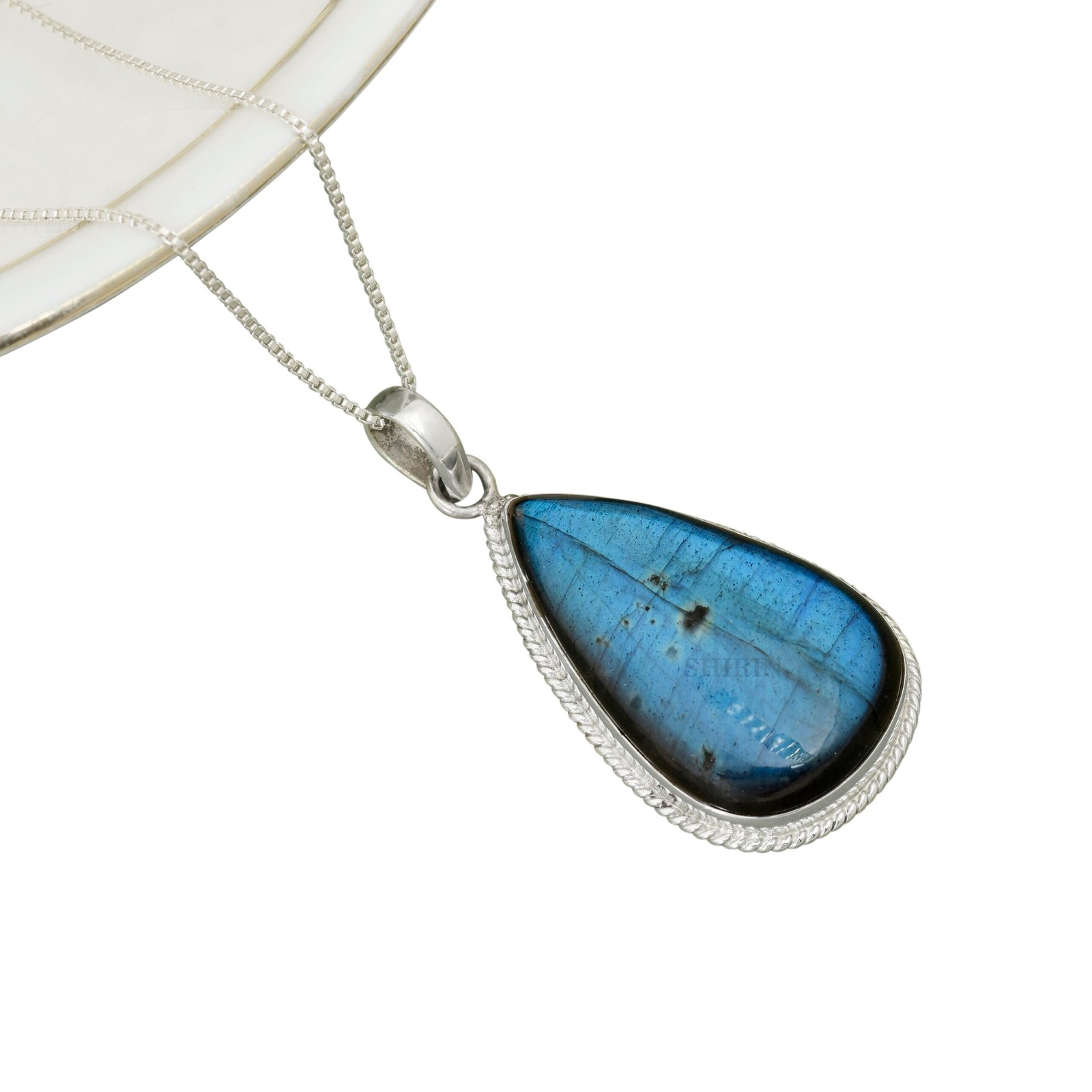 Labradorite 925 Sterling Silver Pendant - Image 4