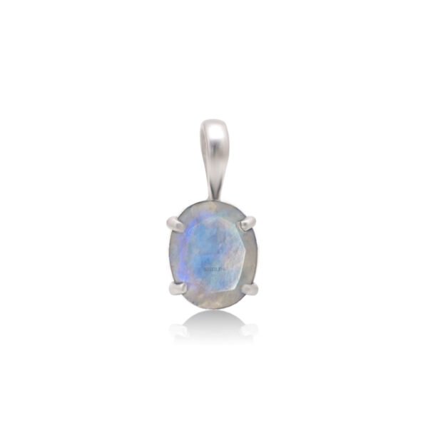 Natural Moonstone 925 Pure Silver Pendant - Image 3