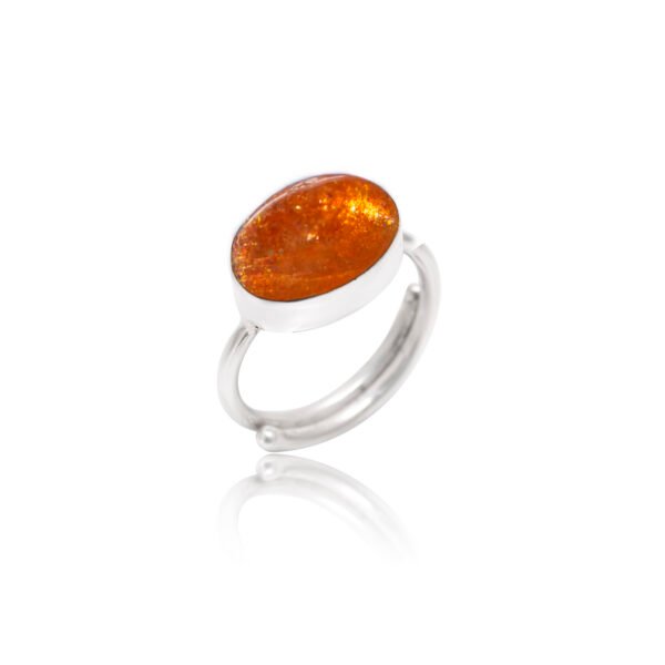 Sunstone Original 92.5 Pure Silver Adjustable Ring - Image 3