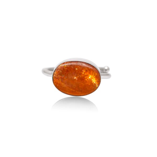 Sunstone Original 92.5 Pure Silver Adjustable Ring - Image 4